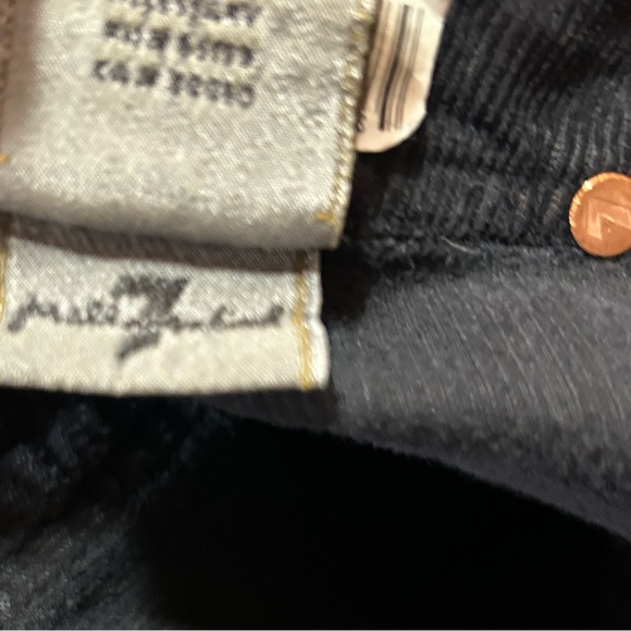 7 For All Mankind Black Corduroy Mini Skirt - Picture 9 of 16